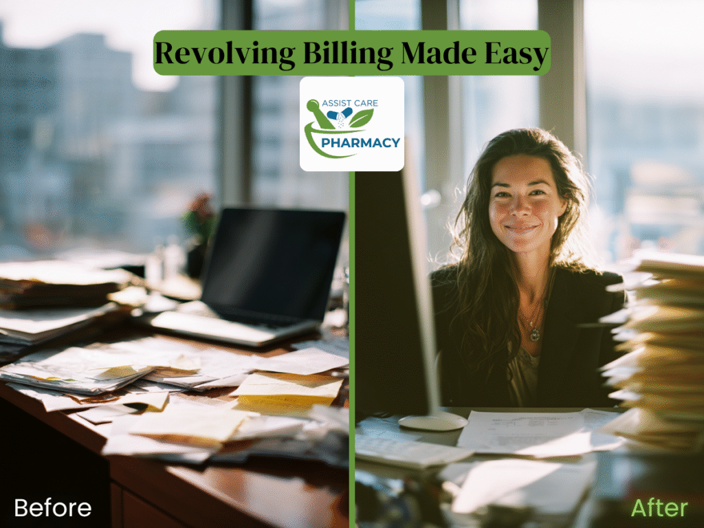 revolving charge billing made easy with Assist Care Pharmacy